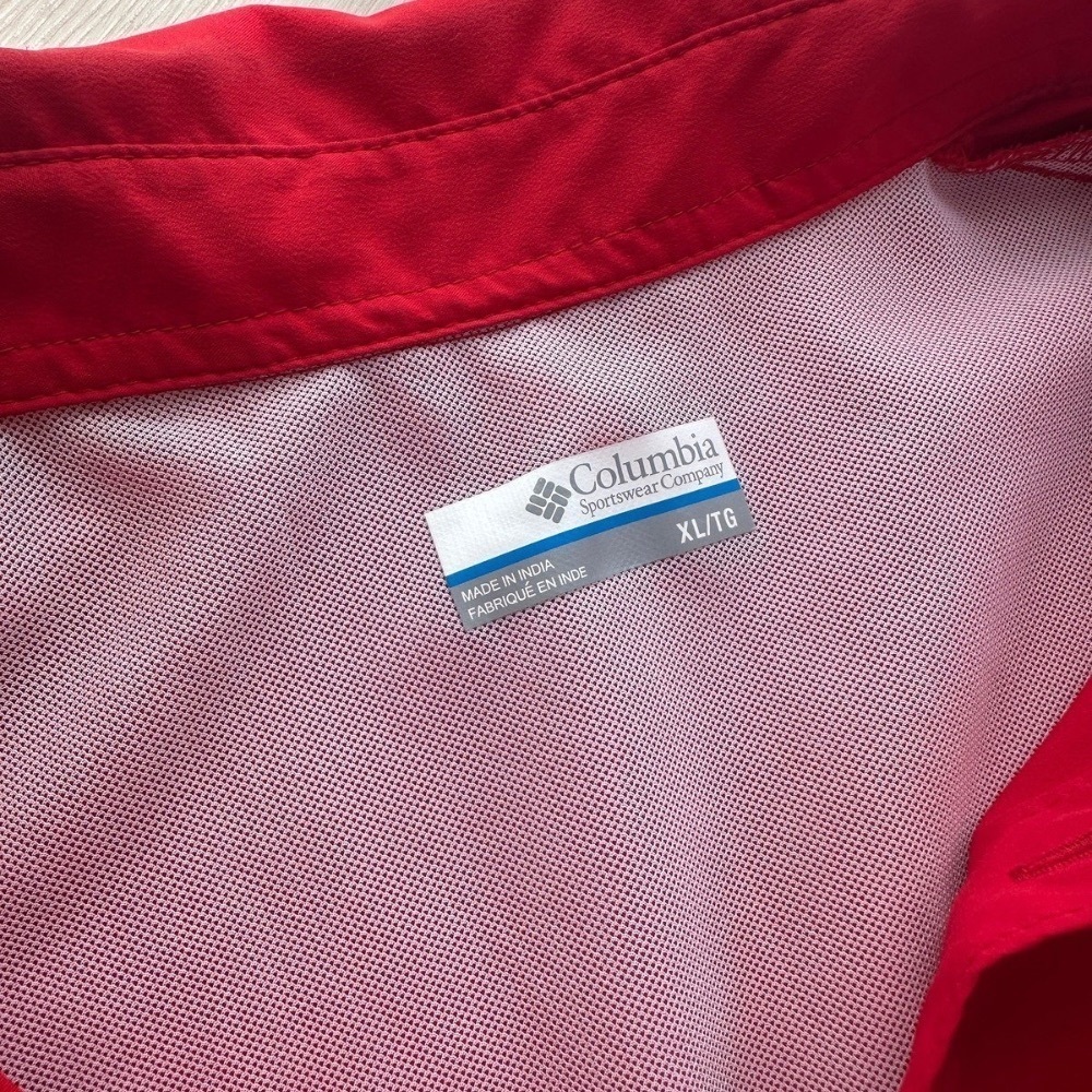 Columbia PFG Bahama™ Short Sleeve Fishing Shirt – Red – Men’s Size XL - Picture 4 of 5